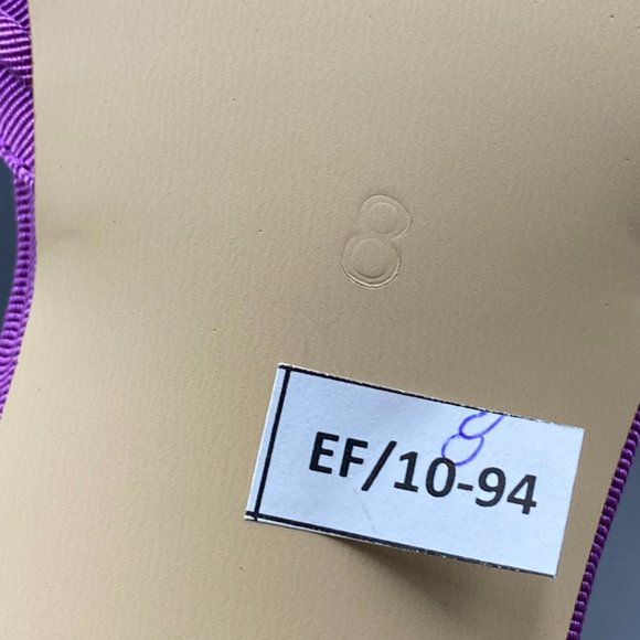 FSJ purple peep toe kitten low heels slip on mules sandals pumps shoes - Picture 8 of 8